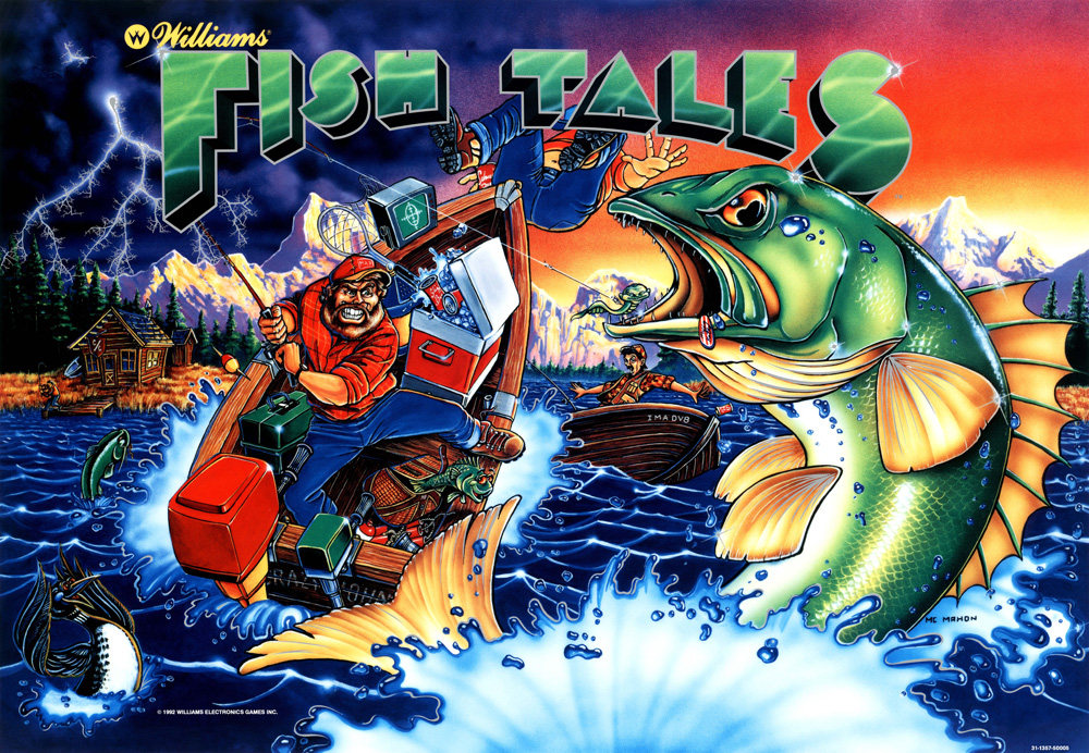 Fish Tales - Backglass (3 mm acryl)