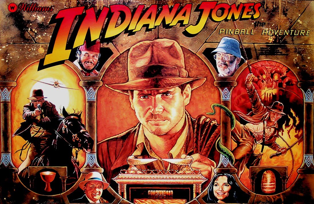 Indiana Jones - Backglass (3 mm acryl)