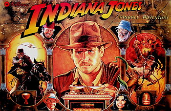 Indiana Jones - Backglass (3 mm acryl)