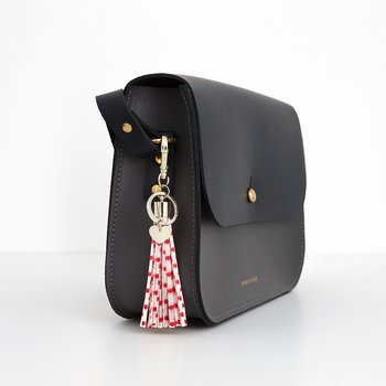 Red Dots Print Tassel Reflector