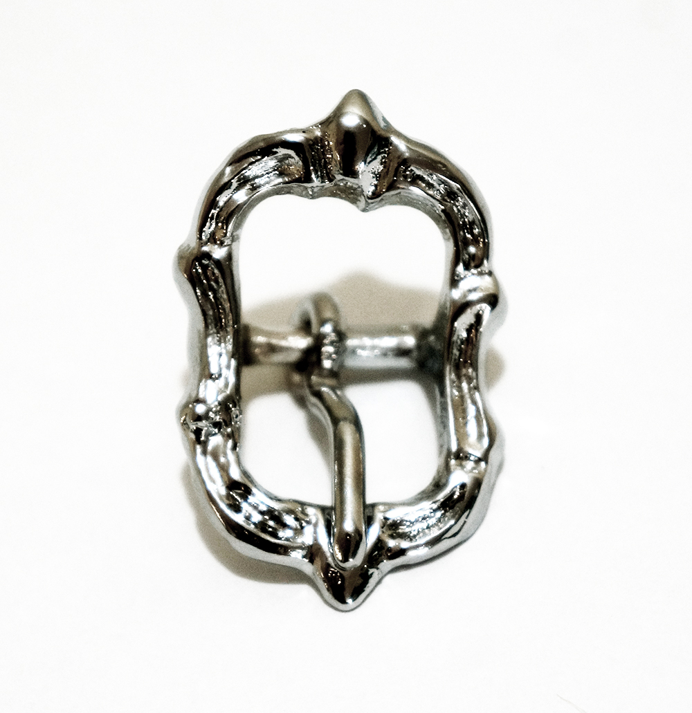 Cortezia Baroque buckle 'MJ', 15 mm silver - 2