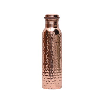 Flaska av koppar 950 ml Hamrad