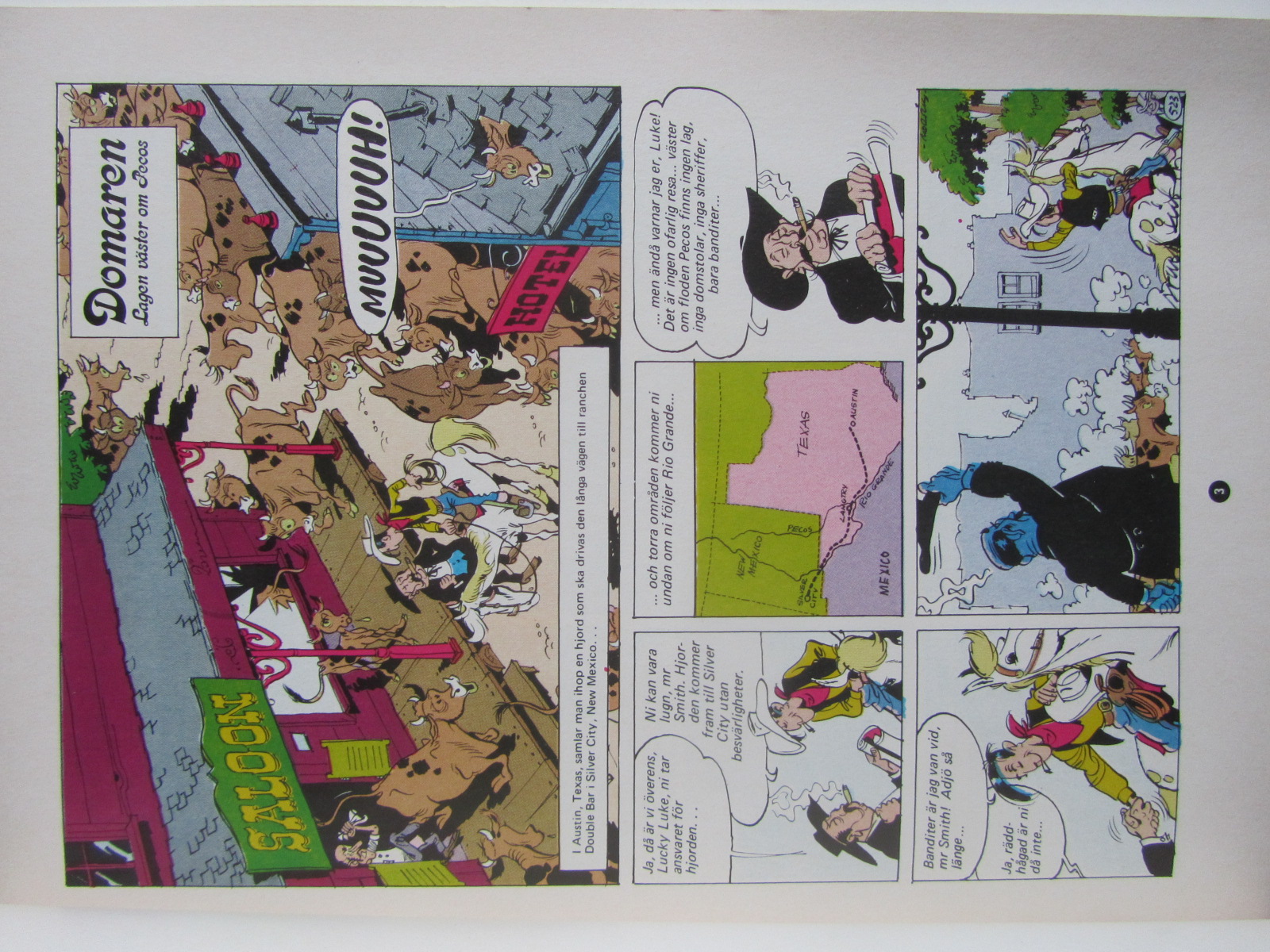 Lucky Luke 16 Domaren Lagen väster om Pecos - 3