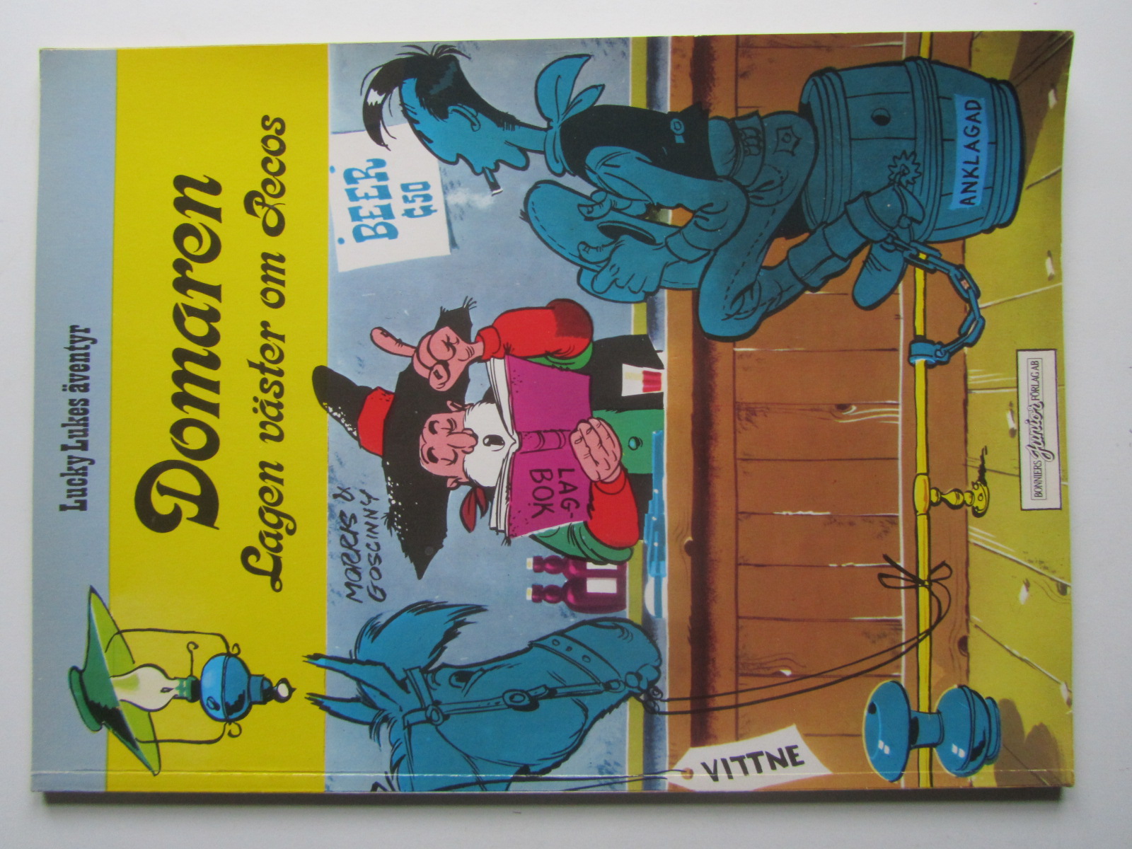 Lucky Luke 16 Domaren Lagen väster om Pecos
