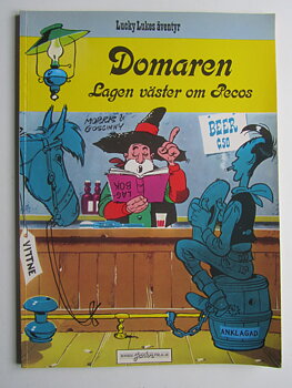 Lucky Luke 16 Domaren Lagen väster om Pecos