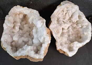 Bergkristall Kvarts Geode  - ca. 27cm