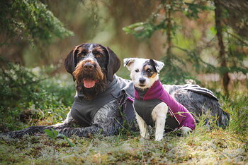 Jumppa Pomppa Fleecetäcke - Plum