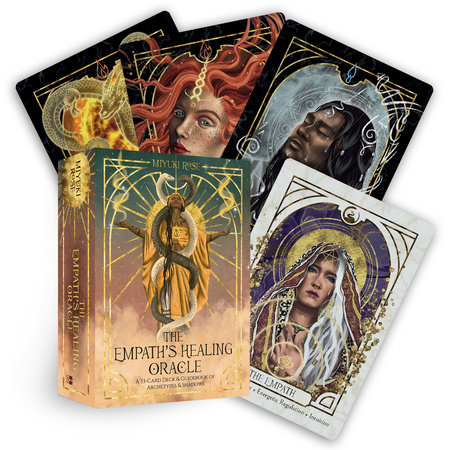 The Empath's Healing Oracle - A 53-Card Deck & Guidebook of Archetypes & Shadows By Miyuki Rose