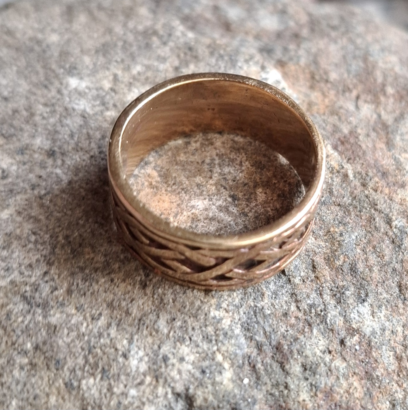 Keltisknut Brons Ring  - 2