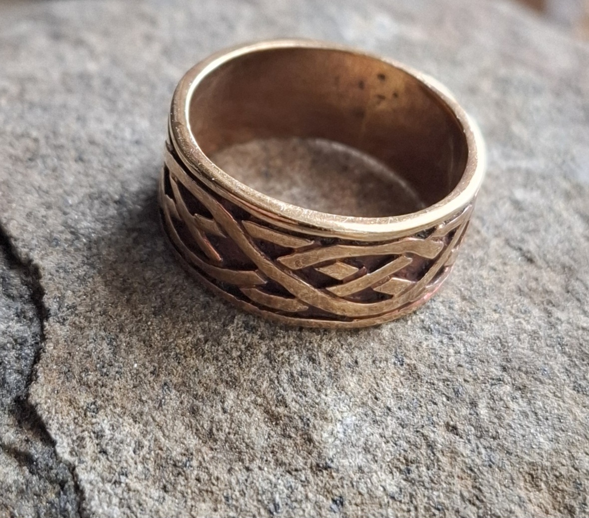 Keltisknut Brons Ring 