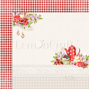 Lemon Craft Double sided 12"x12" paper - Delicious 6