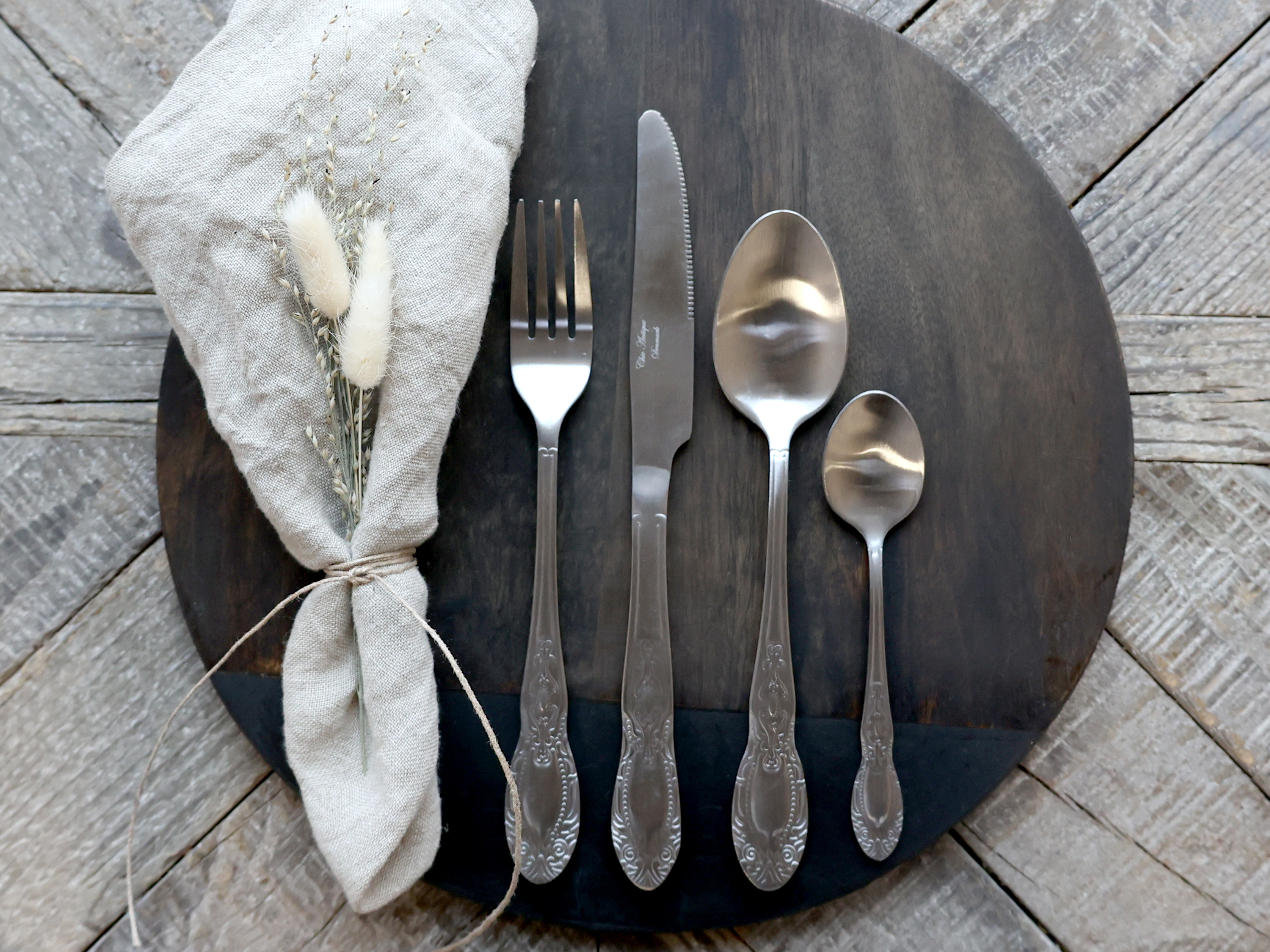 Cutlery Stainless steel - Silver - 4 pcs