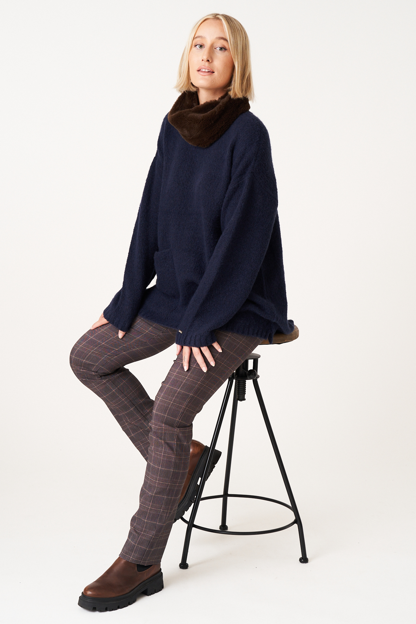 Kaspara scarf  espresso - 3