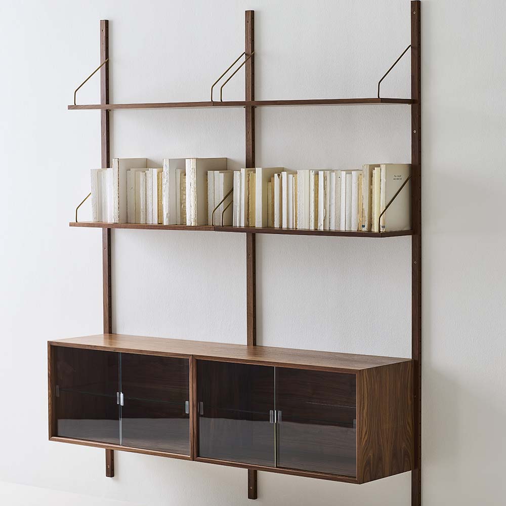 Royal System Cabinet Module with sliding doors in glass Royal-11 (several choices) - 2