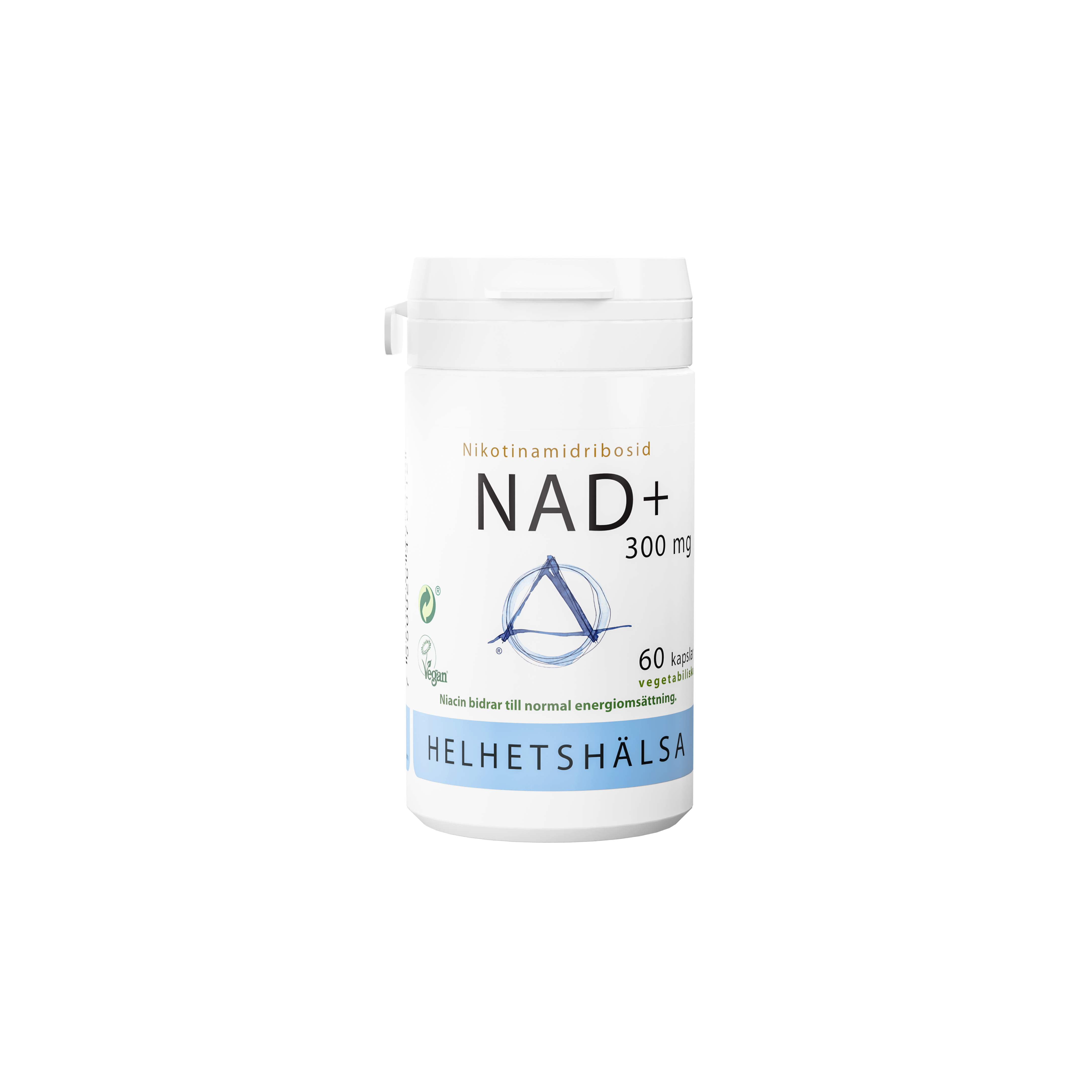 NAD+ 300 mg 60 kap- Helhetshälsa