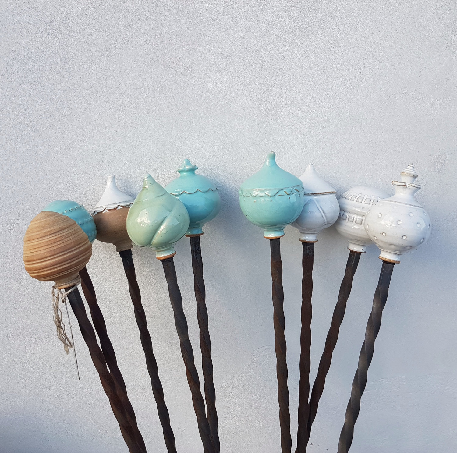 Ceramic garden ornaments