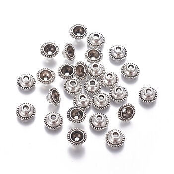 Pärlkåpa balimodell 10 mm silverfärgad 20 st