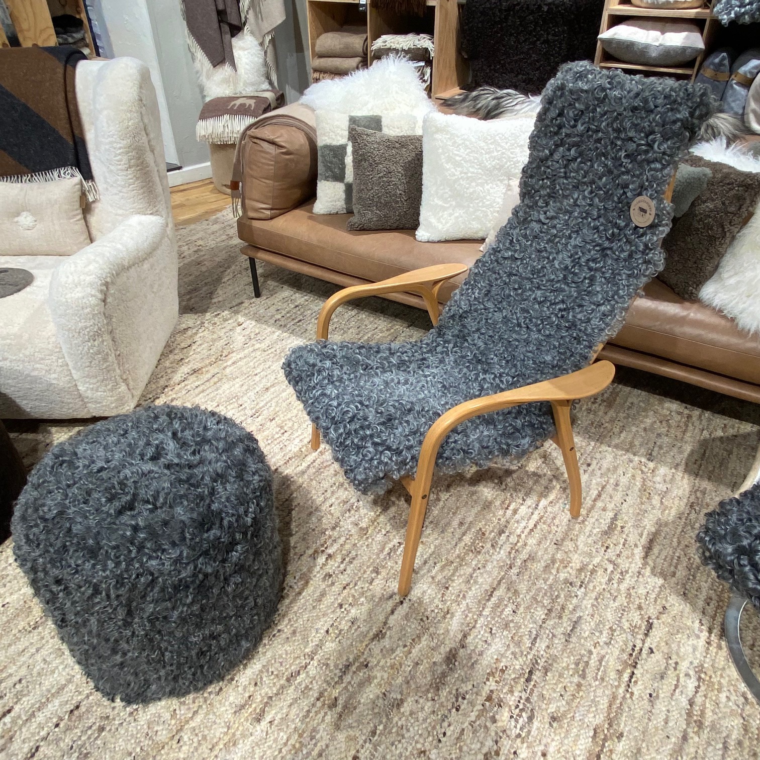 Fårskinnsöverdrag  till Laminofåtölj i originalkvalité alla färger - 33