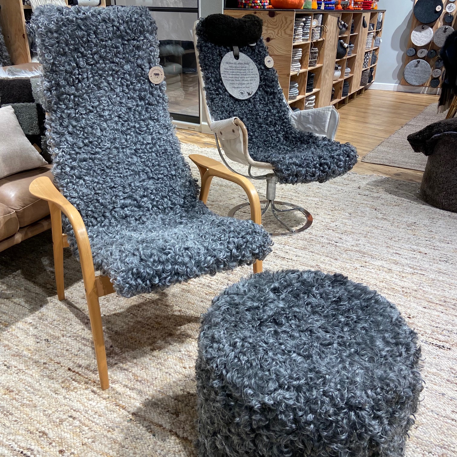Fårskinnsöverdrag  till Laminofåtölj i originalkvalité alla färger - 31