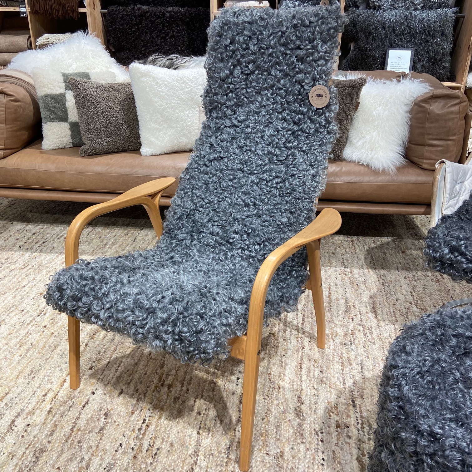 Fårskinnsöverdrag  till Laminofåtölj i originalkvalité alla färger - 3