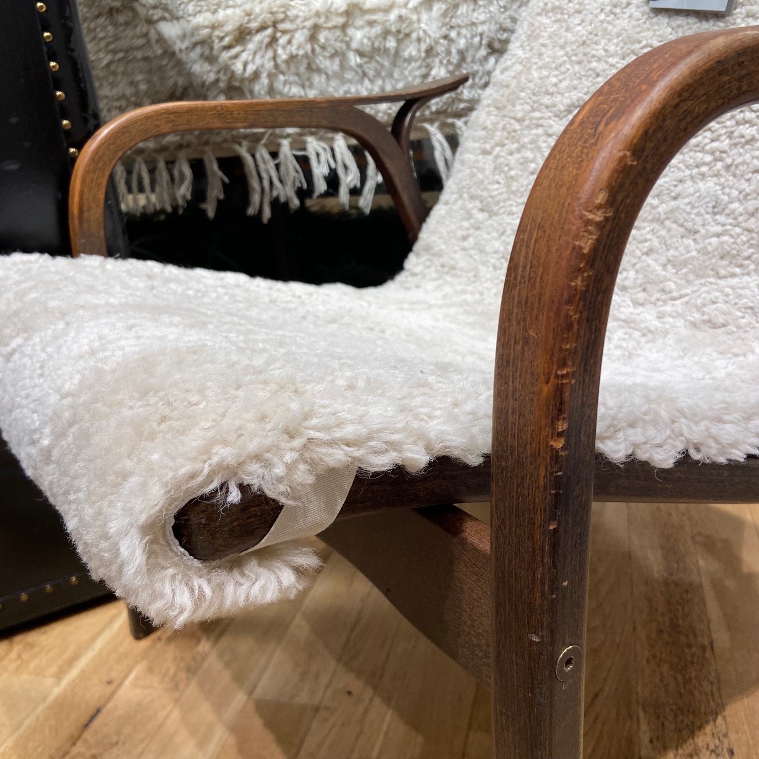 Fårskinnsöverdrag  till Laminofåtölj i originalkvalité alla färger - 9