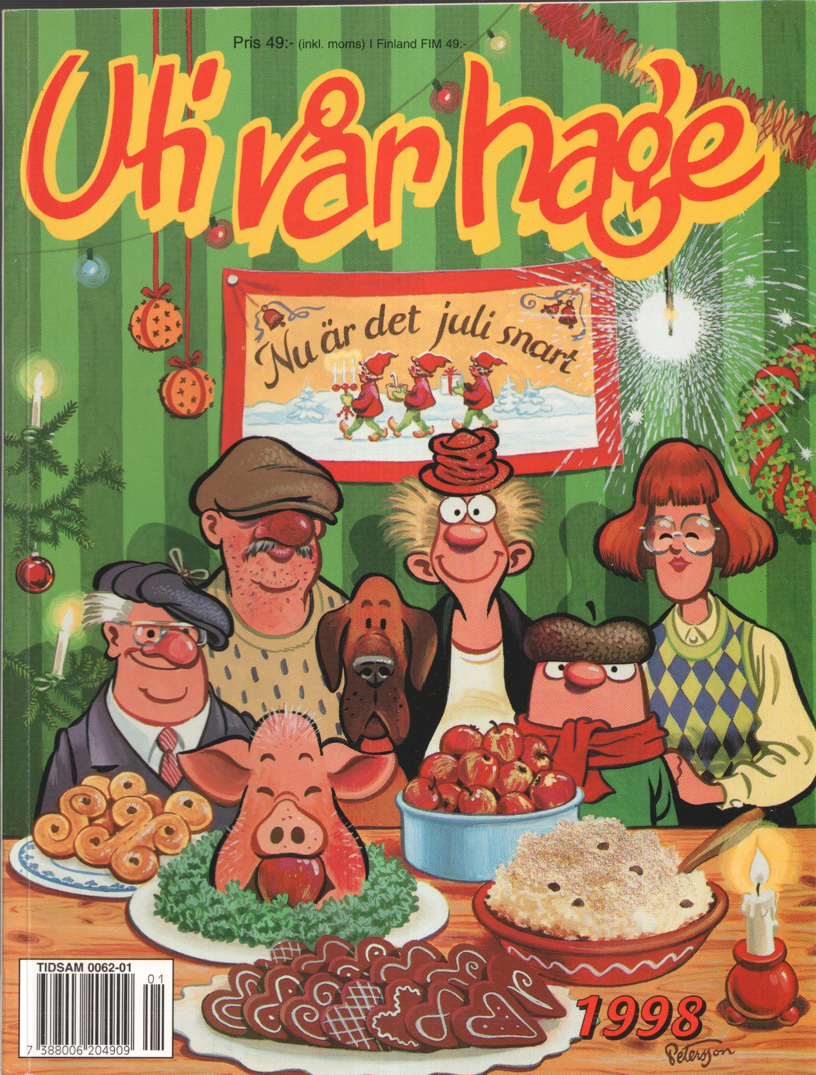 Uti vår hage Julalbum 1998 begagnad