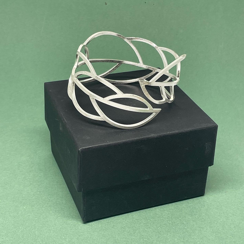 Silverarmband LEAFY - 6