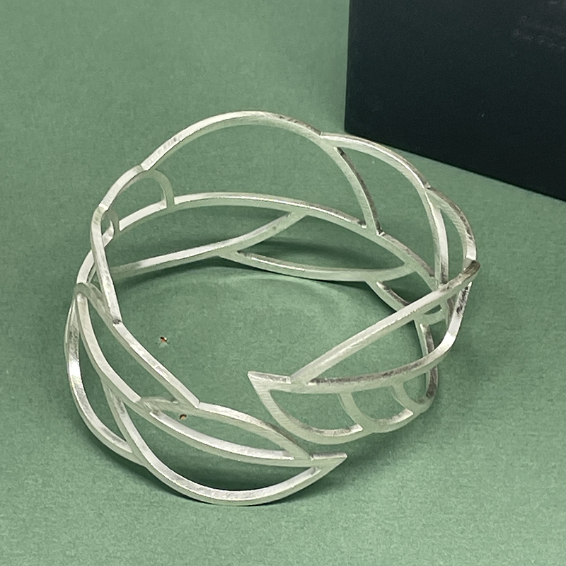 Silverarmband LEAFY - 4