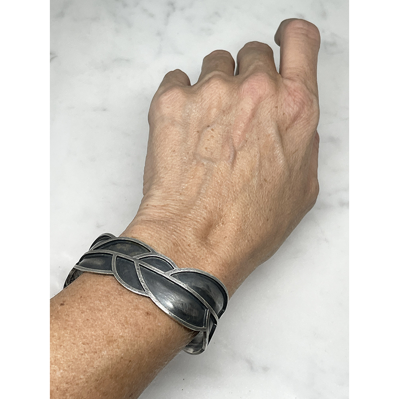 Silverarmband  LEAFY  - 2