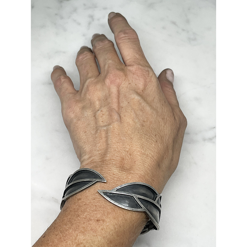 Silverarmband  LEAFY  - 3