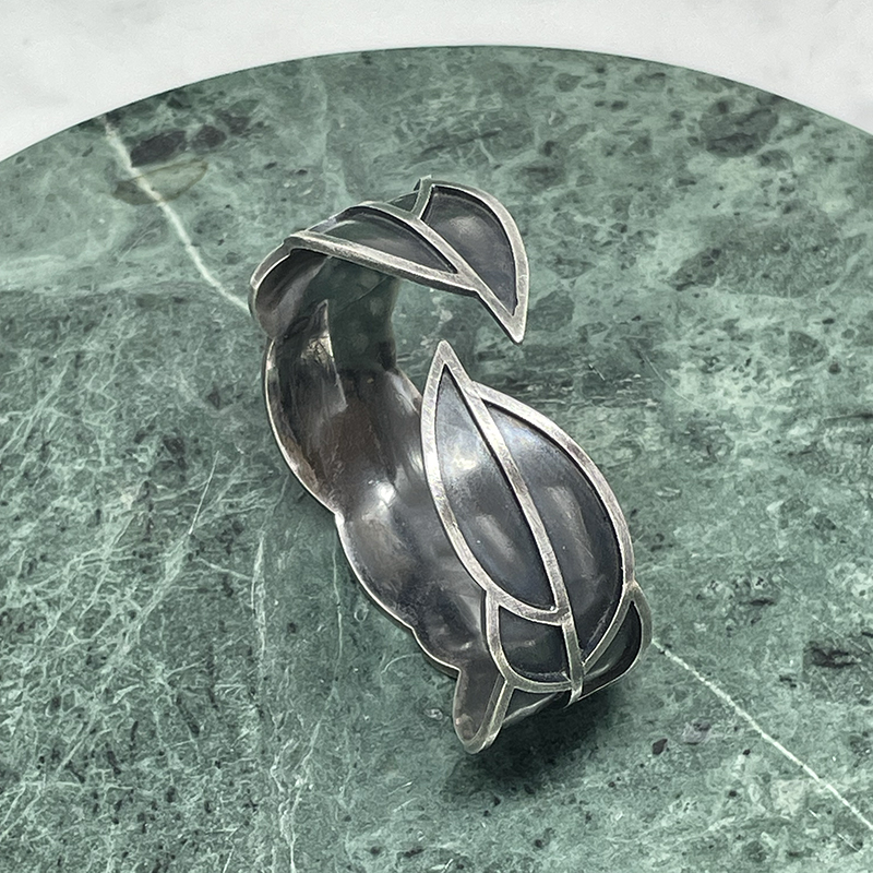 Silverarmband  LEAFY  - 4