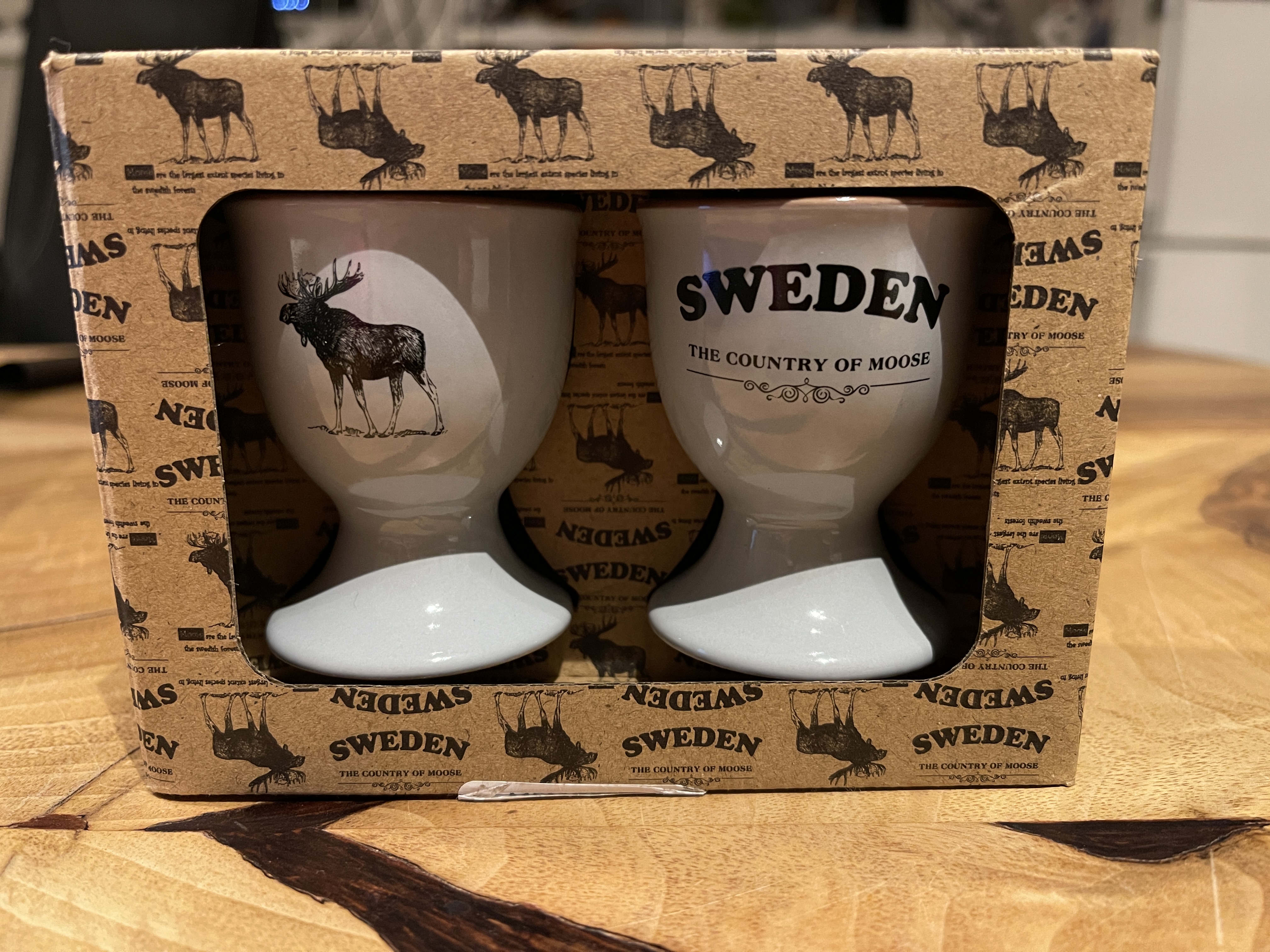 Eierbecher Elch 2er Set