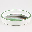 Alf Jarnestad (Alfa 1957) Modern Round Dish with Black/Green Decor 15 cm