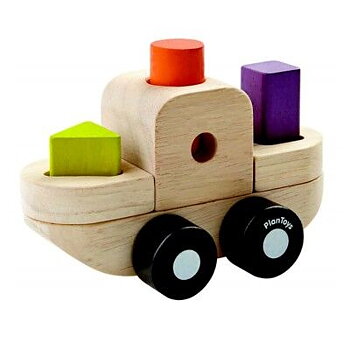 Sorteringspuslespil båd - Plantoys