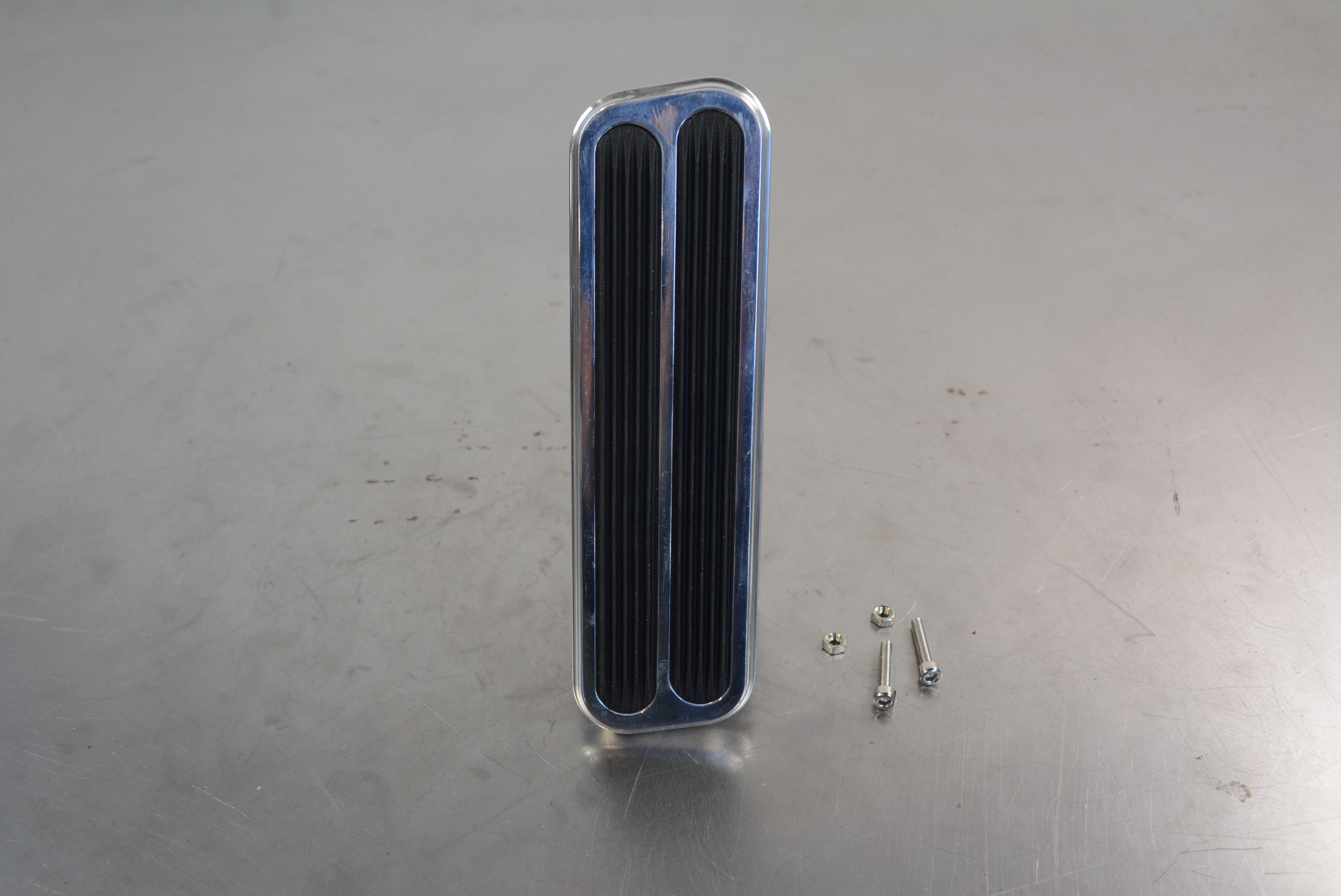 Gas Pedal Floor Mount Polised Aluminum - 2