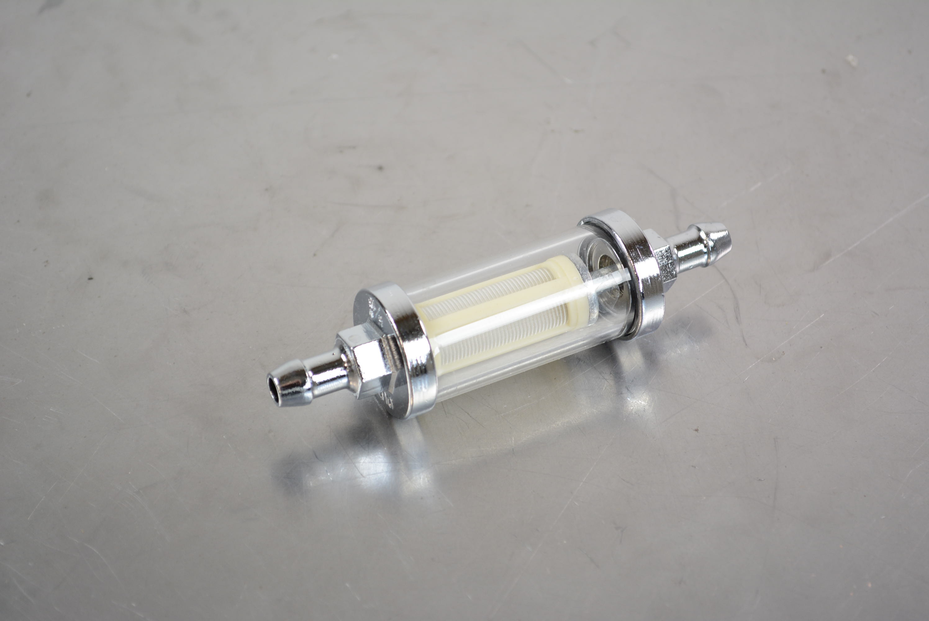 Bränslefilter Glas 5/16" Anslutningar