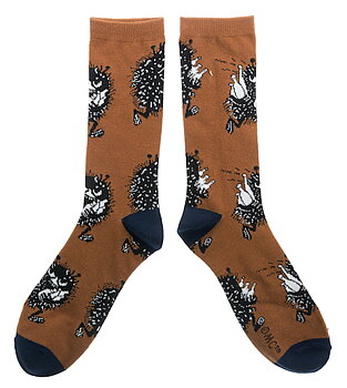Mumin strumpor herr – Stinky brun/mörkblå (One size 40–45)