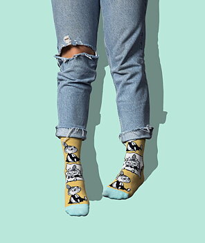 Mumin strumpor LILLA MY damstrumpor Gula -  One size (EU 36-42) 