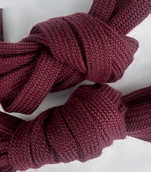 Skosnören 110  cm, aubergine
