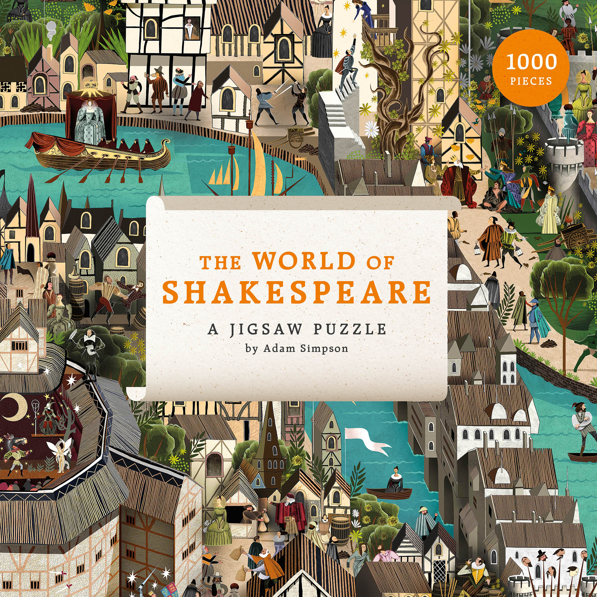 The World of Shakespeare: 1000-Piece Jigsaw Puzzle Adam Simpson