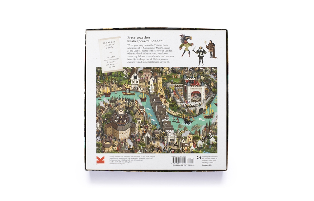 The World of Shakespeare: 1000-Piece Jigsaw Puzzle Adam Simpson - 3
