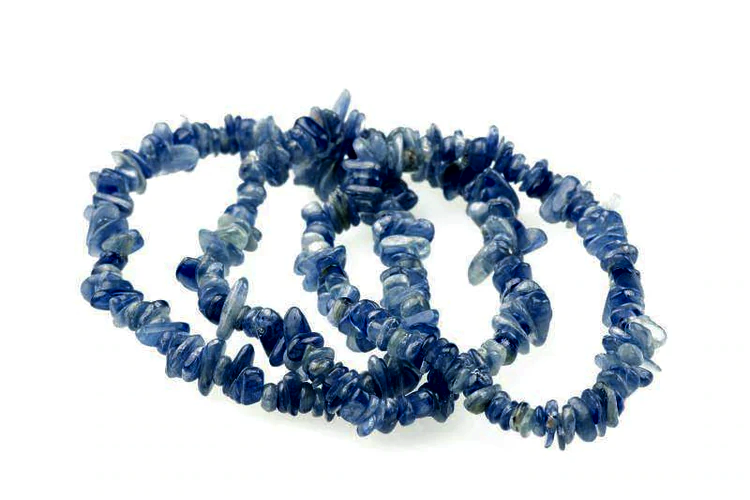 Blå Kyanit Chip Armband - 2