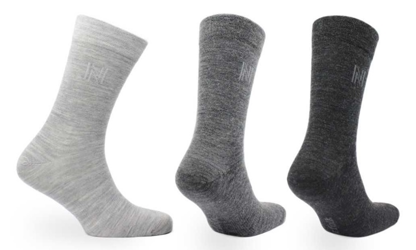  3-Pack Norfolk Stockholm Merino Wool Grey