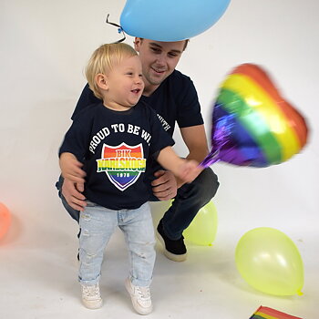 Proud to be with BIK T-shirt Svart
