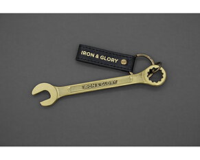 Wrench Bottle Opener Gold 12 cm