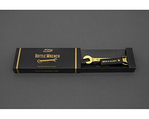 Wrench Bottle Opener Gold 12 cm