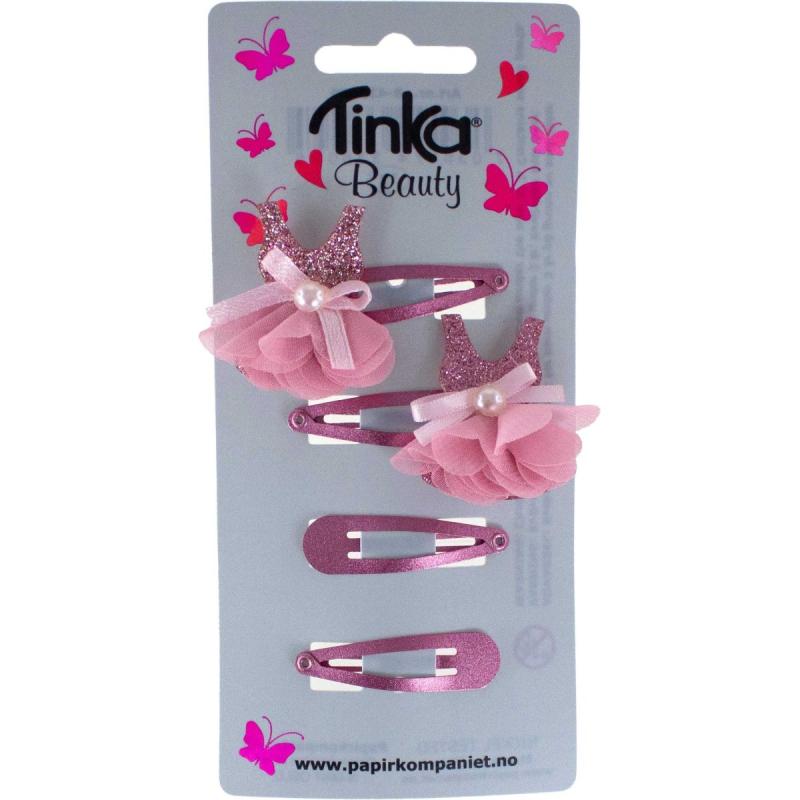 Barnhårspänne Dress 4-Pack - Tinka