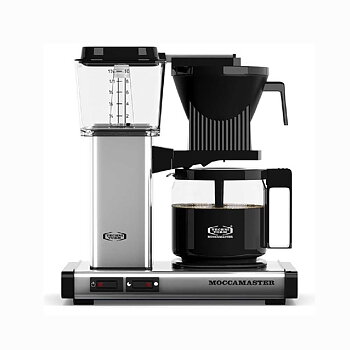 Moccamaster - Automatic - Polished Silver - Kaffebryggare med automatiskt droppstopp