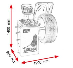 Cormach Däckbalanseringsmaskin MEC10 - 2