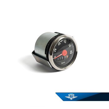 Speedometer Round 50mm (48mm) 10-60 km / h